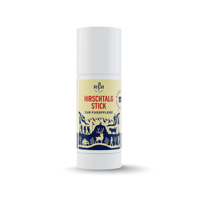 Sie sehen eine Packung Hirschtalg Stick Rösch, 25 Milliliter, Produktbild: 01 Hirschtalg Stick Rösch, 25 Milliliter, A-Nr.: 5015041 - 01