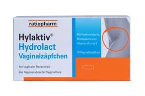 Hylaktiv Hydrolact Vaginalzäpfchen, 10 Stück, A-Nr.: 3883431 - 01