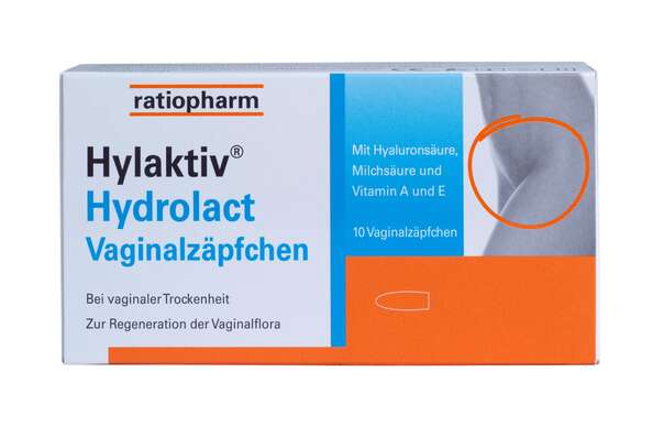 Hylaktiv Hydrolact Vaginalzäpfchen, 10 Stück, A-Nr.: 3883431 - 01