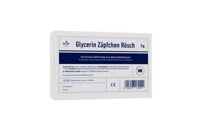 GLYCERINZÄPFCHEN RÖSCH 3g 100 Stk., 100 Stück, A-Nr.: 1304624 - 01