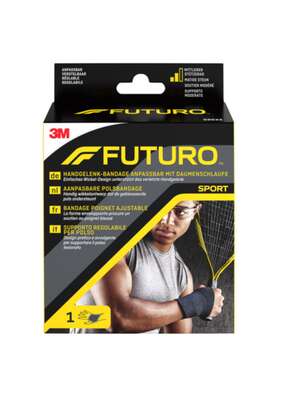 Sie sehen eine Packung FUTURO™ Handgelenk-Bandage anpassbar mit Daumenschlaufe, 1 Stück, Produktbild: 01 FUTURO™ Handgelenk-Bandage anpassbar mit Daumenschlaufe, 1 Stück, A-Nr.: 3823618 - 01