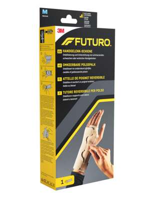 Sie sehen eine Packung FUTURO™ Handgelenk-Schiene, 1 Stück, Produktbild: 03 FUTURO™ Handgelenk-Schiene, 1 Stück, A-Nr.: 3041838 - 03