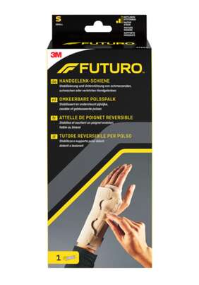 Sie sehen eine Packung FUTURO™ Handgelenk-Schiene, 1 Stück, Produktbild: 01 FUTURO™ Handgelenk-Schiene, 1 Stück, A-Nr.: 3041821 - 01