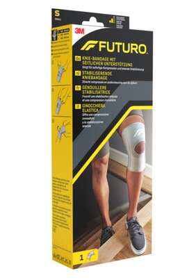 Sie sehen eine Packung FUTURO™ Knie-Bandage mit seitlicher Unterstützung, 1 Stück, Produktbild: 02 FUTURO™ Knie-Bandage mit seitlicher Unterstützung, 1 Stück, A-Nr.: 3041790 - 02