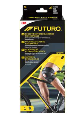 Sie sehen eine Packung FUTURO™ Feuchtigkeitsregulierende Knie-Bandage, 1 Stück, Produktbild: 01 FUTURO™ Feuchtigkeitsregulierende Knie-Bandage, 1 Stück, A-Nr.: 3046149 - 01