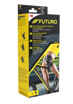 Sie sehen eine Packung FUTURO™ Feuchtigkeitsregulierende Knie-Bandage, 1 Stück, Produktbild: 02 FUTURO™ Feuchtigkeitsregulierende Knie-Bandage, 1 Stück, A-Nr.: 3046149 - 02