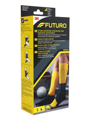 Sie sehen eine Packung FUTURO™ Stabilisierende Sprunggelenk-Bandage anpassbar, 1 Stück, Produktbild: 02 FUTURO™ Stabilisierende Sprunggelenk-Bandage anpassbar, 1 Stück, A-Nr.: 3041896 - 02