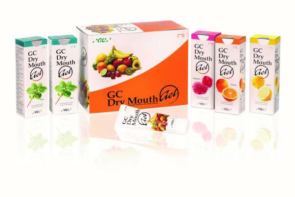Sie sehen eine Packung GC Dry Mouth Gel Minze, Produktbild: 01 GC Dry Mouth Gel Minze, A-Nr.: 3396837 - 01
