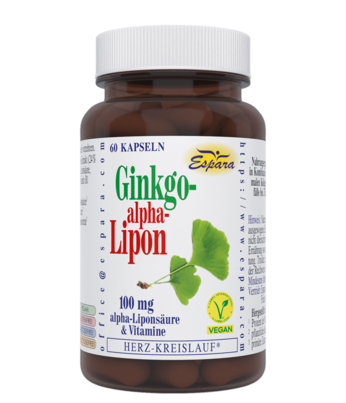 Espara Ginkgo-alpha-Lipon Kapseln, 60 Stück, A-Nr.: 2777738 - 01