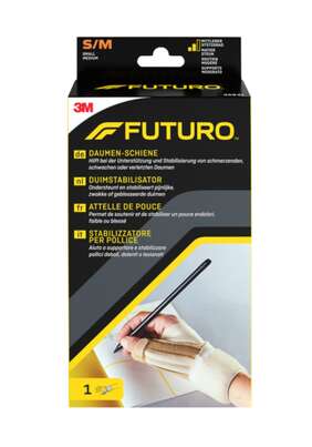 Sie sehen eine Packung FUTURO™ Daumen-Schiene, 1 Stück, Produktbild: 01 FUTURO™ Daumen-Schiene, 1 Stück, A-Nr.: 3481796 - 01