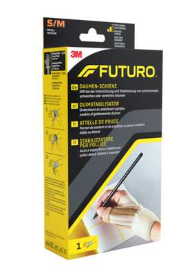 Sie sehen eine Packung FUTURO™ Daumen-Schiene, 1 Stück, Produktbild: 03 FUTURO™ Daumen-Schiene, 1 Stück, A-Nr.: 3481796 - 03