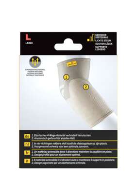 Sie sehen eine Packung FUTURO™ Comfort Lift Ellenbogen-Bandage, 1 Stück, Produktbild: 02 FUTURO™ Comfort Lift Ellenbogen-Bandage, 1 Stück, A-Nr.: 4237851 - 02