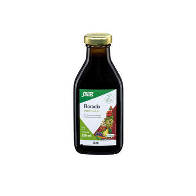 Sie sehen eine Packung Floradix® Eisen plus B12, 250 Milliliter, Produktbild: 03 Floradix® Eisen plus B12, 250 Milliliter, A-Nr.: 4355289 - 03