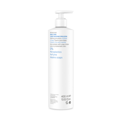 Sie sehen eine Packung Eubos Wasch und Dusch flüssig blau 400ml mit Spender, Produktbild: 02 Eubos Wasch und Dusch flüssig blau 400ml mit Spender, A-Nr.: 1672374 - 02