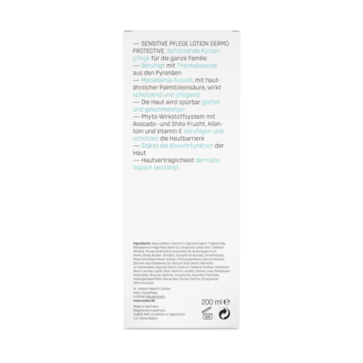 Sie sehen eine Packung Eubos Sensitiv Lotion Dermo Protectiv, Produktbild: 05 Eubos Sensitiv Lotion Dermo Protectiv, A-Nr.: 2490149 - 05