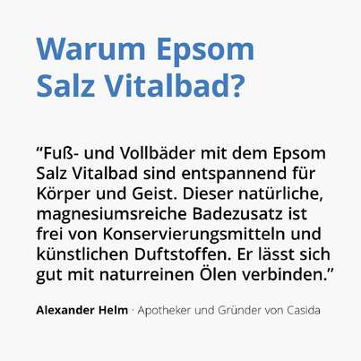 Sie sehen eine Packung Epsom Salz Vitalbad, 1000 Gramm, Produktbild: 02 Epsom Salz Vitalbad, 1000 Gramm, A-Nr.: 4325437 - 02