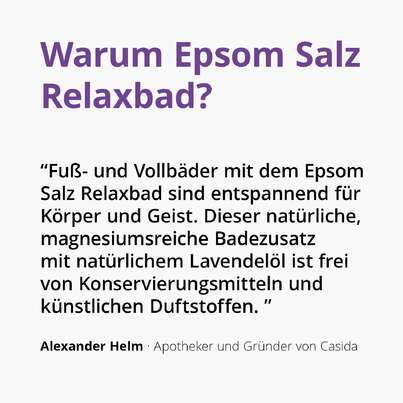 Sie sehen eine Packung Epsom Salz Relaxbad, 1000 Gramm, Produktbild: 02 Epsom Salz Relaxbad, 1000 Gramm, A-Nr.: 4615951 - 02