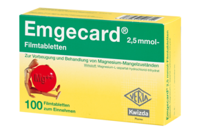 Emgecard 2,5 mmol-Filmtabletten, 100 Stück, A-Nr.: 3521716 - 01