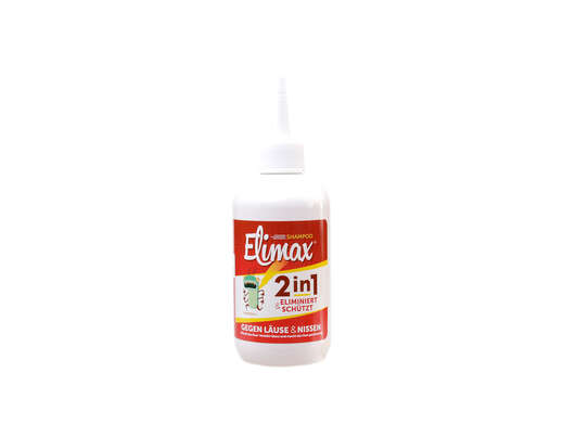 Sie sehen eine Packung Elimax® Shampoo 250 ml, 250 Milliliter, Produktbild: 02 Elimax® Shampoo 250 ml, 250 Milliliter, A-Nr.: 4582281 - 02