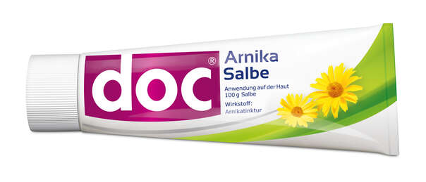 Sie sehen eine Packung DOC ARNIKA SLB, 100 Gramm, Produktbild: 02 DOC ARNIKA SLB, 100 Gramm, A-Nr.: 3817167 - 02