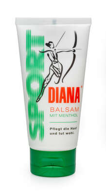 Sie sehen eine Packung Diana Balsam mit Menthol Tube, 75 Milliliter, Produktbild: 03 Diana Balsam mit Menthol Tube, 75 Milliliter, A-Nr.: 2340013 - 03
