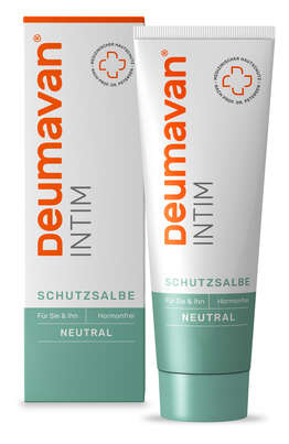 Sie sehen eine Packung Deumavan Schutzsalbe Neutral, 125 Milliliter, Produktbild: 01 Deumavan Schutzsalbe Neutral, 125 Milliliter, A-Nr.: 4114025 - 01