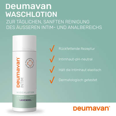 Sie sehen eine Packung Deumavan Waschlotion-Sensitive Lavendel, 200 Milliliter, Produktbild: 03 Deumavan Waschlotion-Sensitive Lavendel, 200 Milliliter, A-Nr.: 3455528 - 03