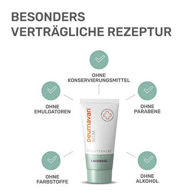 Sie sehen eine Packung Deumavan Schutzsalbe Lavendel, 100 Milliliter, Produktbild: 06 Deumavan Schutzsalbe Lavendel, 100 Milliliter, A-Nr.: 3455480 - 06
