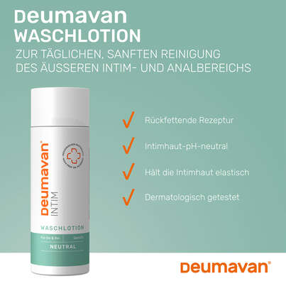 Sie sehen eine Packung Deumavan Waschlotion-Sensitive Neutral, 200 Milliliter, Produktbild: 03 Deumavan Waschlotion-Sensitive Neutral, 200 Milliliter, A-Nr.: 4169173 - 03