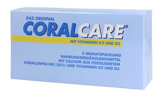 Sie sehen eine Packung CoralCare Korallencalcium 60 Beutel, 60 Stück, Produktbild: 01 CoralCare Korallencalcium 60 Beutel, 60 Stück, A-Nr.: 2635122 - 01