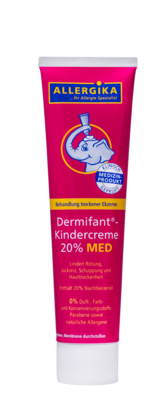 Sie sehen eine Packung Dermifant®-Kindercreme 20% MED, 100 Milliliter, Produktbild: 03 Dermifant®-Kindercreme 20% MED, 100 Milliliter, A-Nr.: 3258420 - 03