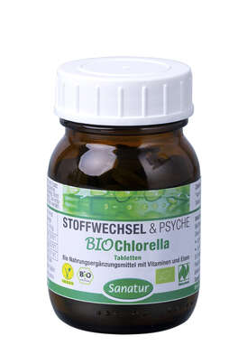 Sanatur Chlorella Tabletten BIO, 100 Stück, A-Nr.: 4258729 - 02