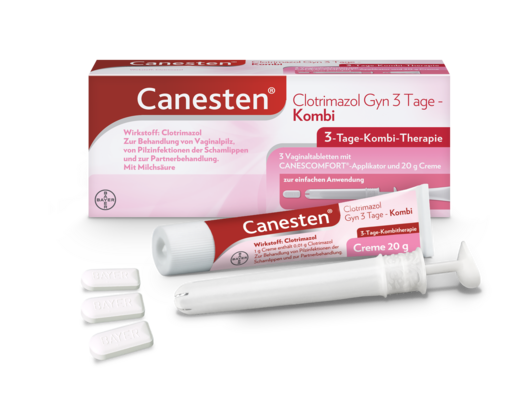 Canesten® Clotrimazol Gyn 3 Tage - Kombi, 1 Stück, A-Nr.: 2442771 - 01