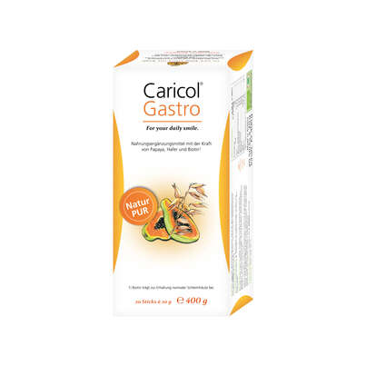 Sie sehen eine Packung Caricol® Gastro, 20 Stück, 20 Stück, Produktbild: 01 Caricol® Gastro, 20 Stück, 20 Stück, A-Nr.: 4805976 - 01