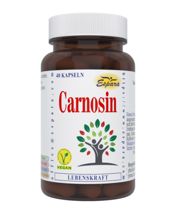 Sie sehen eine Packung Espara Carnosin Kapseln, 40 Stück, Produktbild: 01 Espara Carnosin Kapseln, 40 Stück, A-Nr.: 3016970 - 01