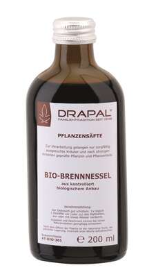 DRAPAL® Brennnessel bio Pflanzensaft, 200 Milliliter, A-Nr.: 5008331 - 01