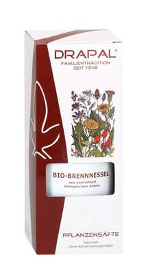 DRAPAL® Brennnessel bio Pflanzensaft, 200 Milliliter, A-Nr.: 5008331 - 02