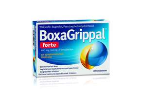 BoxaGrippal® forte 400 mg/60 mg - Filmtabletten, 12 Stück, A-Nr.: 4992754 - 01