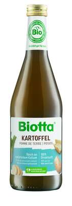 Sie sehen eine Packung Biotta KARTOFFEL Bio, 500 Milliliter, Produktbild: 01 Biotta KARTOFFEL Bio, 500 Milliliter, A-Nr.: 4247973 - 01