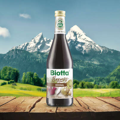 Sie sehen eine Packung Biotta Breuss Original Bio, 500 Milliliter, Produktbild: 03 Biotta Breuss Original Bio, 500 Milliliter, A-Nr.: 4247878 - 03