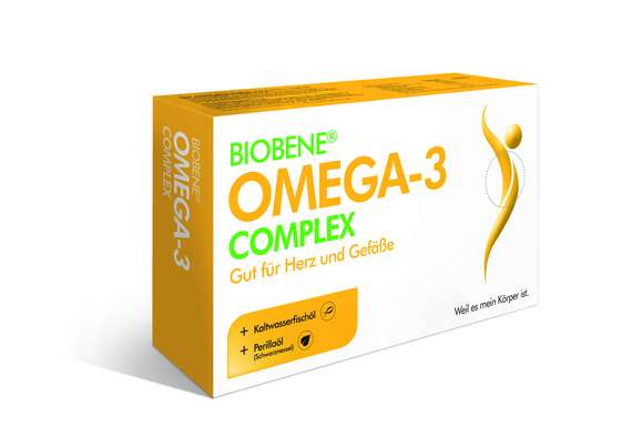 BIOBENE Omega-3 Complex Kapseln, 60 Stück, A-Nr.: 3840864 - 01