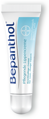 Sie sehen eine Packung Bepanthol® Pflegende Lippencreme, 7,5 Milliliter, Produktbild: 01 Bepanthol® Pflegende Lippencreme, 7,5 Milliliter, A-Nr.: 2001067 - 01
