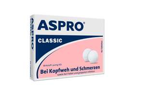 Aspro® Classic Tabletten, 60 Stück, A-Nr.: 0004400 - 01
