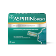 Sie sehen eine Packung Aspirin® Direkt 500 mg Granulat, 20 Stück, Produktbild: 01 Aspirin® Direkt 500 mg Granulat, 20 Stück, A-Nr.: 3911794 - 01