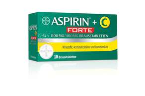 Aspirin®+C forte - Brausetabletten, 10 Stück, A-Nr.: 4226089 - 01