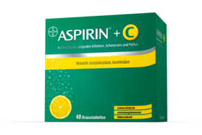 Aspirin® +C - Brausetabletten, 40 Stück, A-Nr.: 3515532 - 01