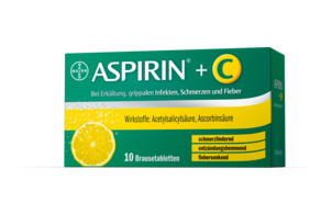 Aspirin® +C - Brausetabletten, 10 Stück, A-Nr.: 0004386 - 01