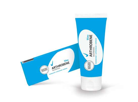 Sie sehen eine Packung ARTHROBENE Gelenksgel Blau, 60 Milliliter, Produktbild: 01 ARTHROBENE Gelenksgel Blau, 60 Milliliter, A-Nr.: 3039385 - 01