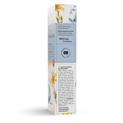 Sie sehen eine Packung Arlberger Arnika Gelee 60ml, 60 Milliliter, Produktbild: 04 Arlberger Arnika Gelee 60ml, 60 Milliliter, A-Nr.: 0545863 - 04