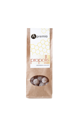 Sie sehen eine Packung Apremia Propolis Drops, 70 Gramm, Produktbild: 01 Apremia Propolis Drops, 70 Gramm, A-Nr.: 4169196 - 01